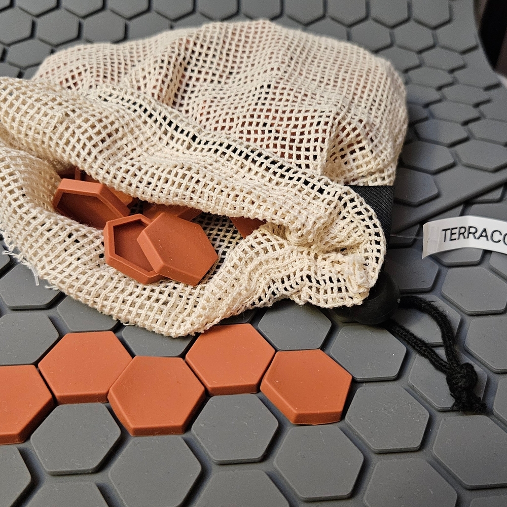 Letterfolk Terracotta Red Colored Tiles